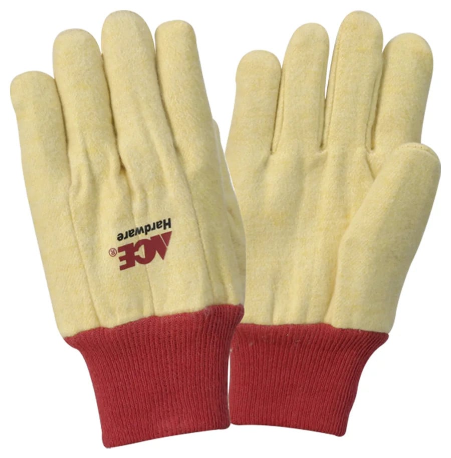 GĂNG TAY VẢI NỈ ACE MÀU VÀNG SIZE M