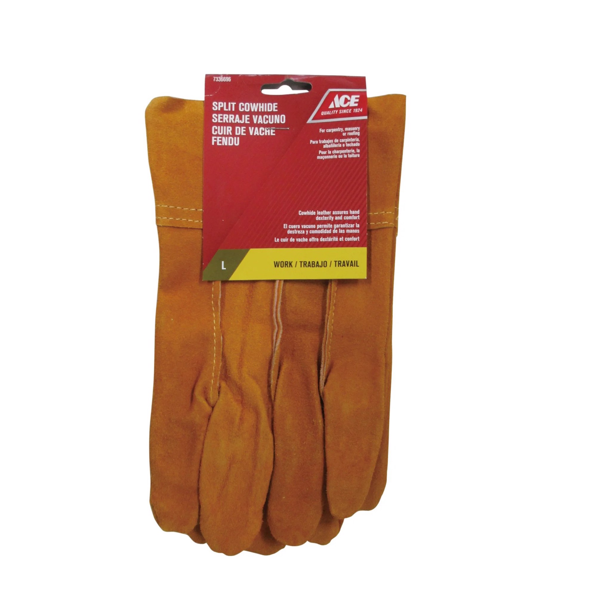 GĂNG TAY DA BÒ ACE SIZE L