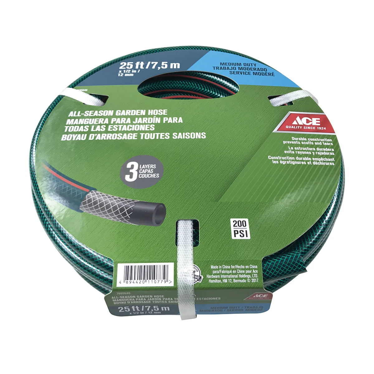 ACE ỐNG NƯỚC TƯỚI 200PSI 7.6MX12.7MM KHÔNG ĐẦU NỐI