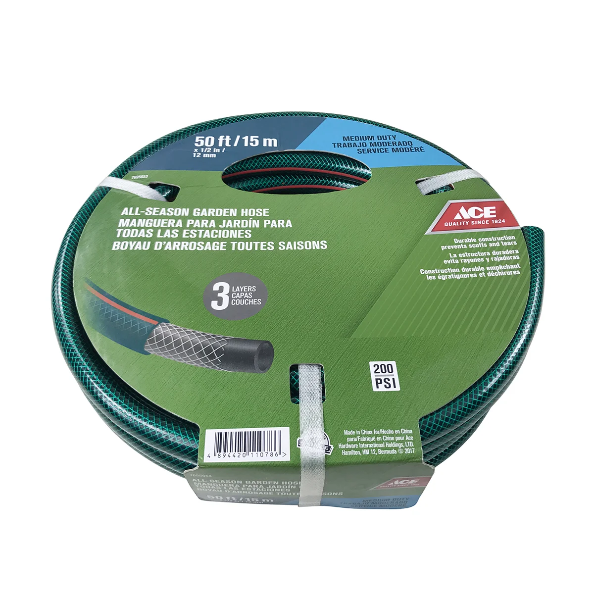 ACE ỐNG NƯỚC TƯỚI 200PSI 15MX12.7MM KHÔNG ĐẦU NỐI