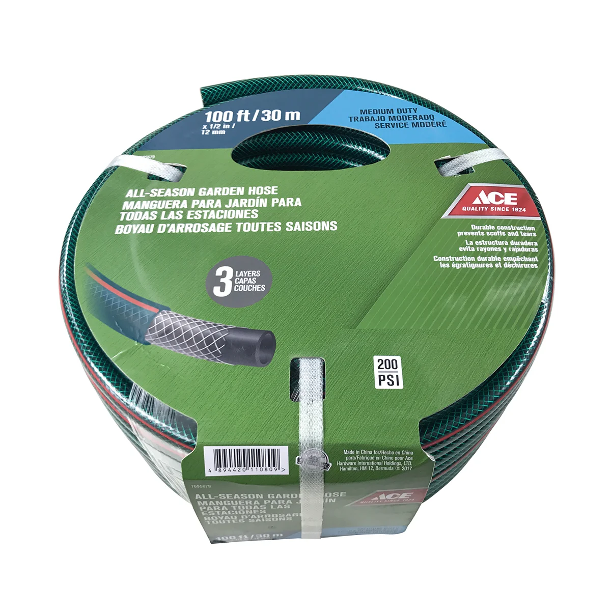 CUỘN ỐNG TƯỚI 30.5MX12.7MM ACE-XANH LÁ