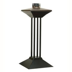 ĐUỐC THÉP TRANG TRÍ SÂN VƯỜN TIKI 71CM MÀU ĐỒNG