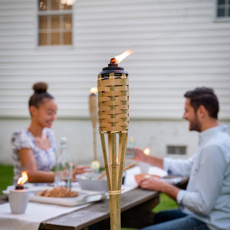 ĐUỐC DÃ NGOẠI TIKI MÀU NÂU 145CM BẰNG TRE