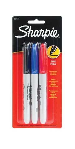 HỘP 3 BÚT MÀU ĐÁNH DẤU KHÔNG PHAI SHARPIE