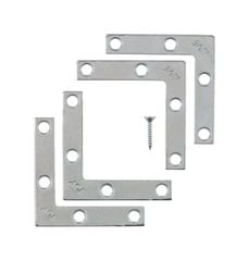 ACE GÓI 4 BẢN LỀ CHỮ L KÈM VÍT BẰNG KẼM 5 X 1CM
