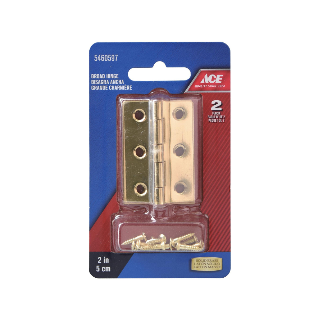 BẢN LỀ KÈM VÍT ACE 5.08 X 3.49 CM BẰNG THÉP