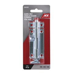 ACE CHỐT CÀI CỬA BẰNG THÉP KÈM VÍT 10.16CM MẠ KẼM