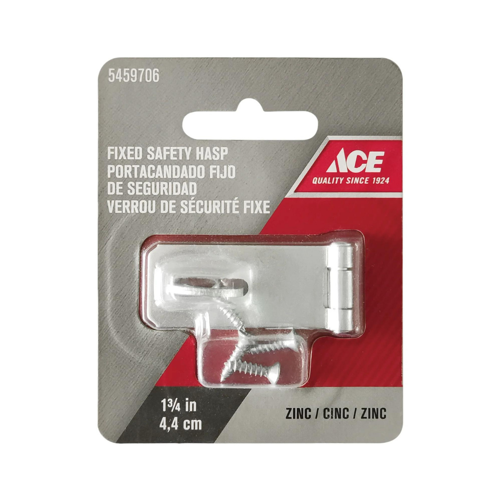 ACE BẢN LỀ MÓC KHÓA KÈM VÍT BẰNG THÉP 4.45 CM