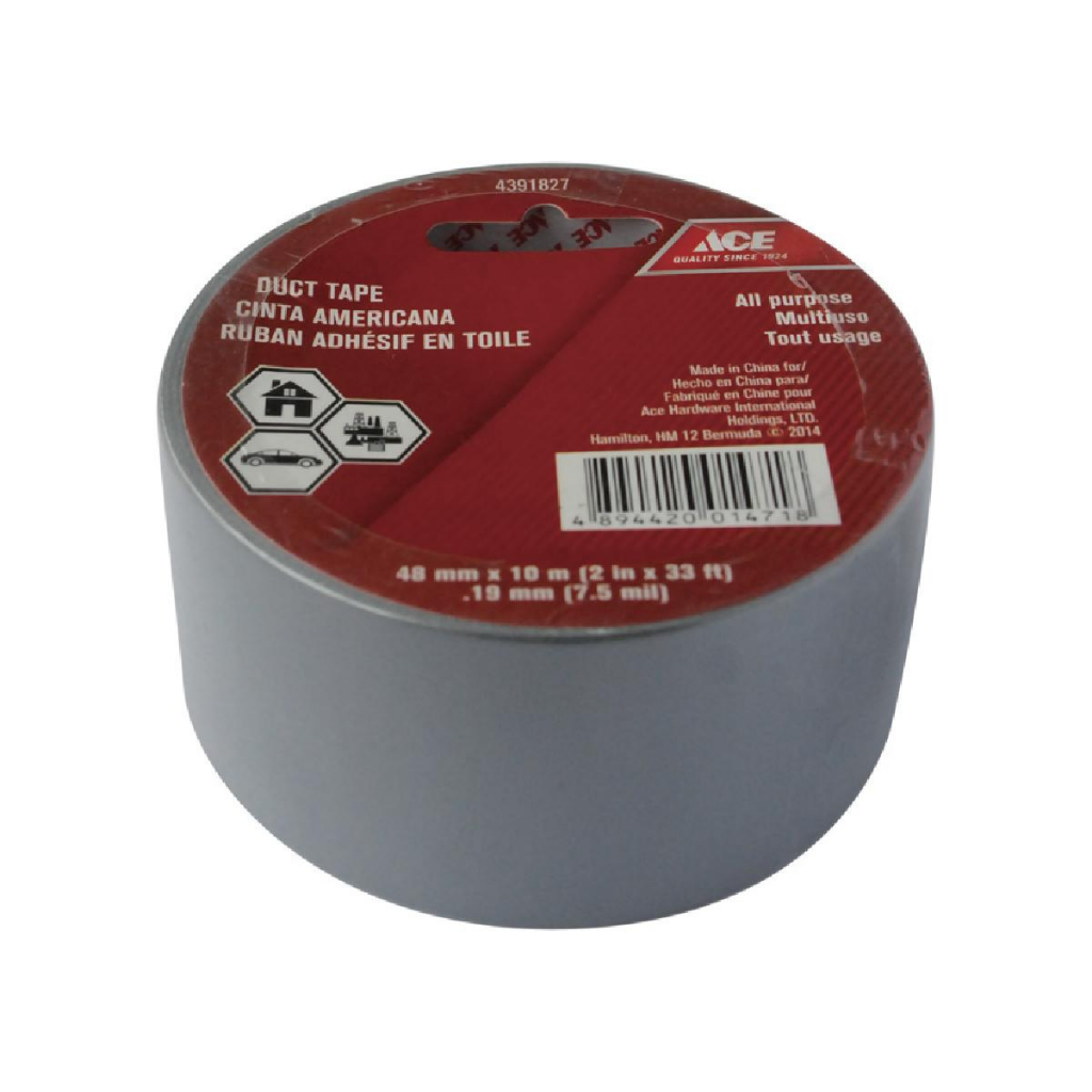 ACE CUỘN BĂNG KEO VẢI KHÁNG NƯỚC XÁM 48MMX10M