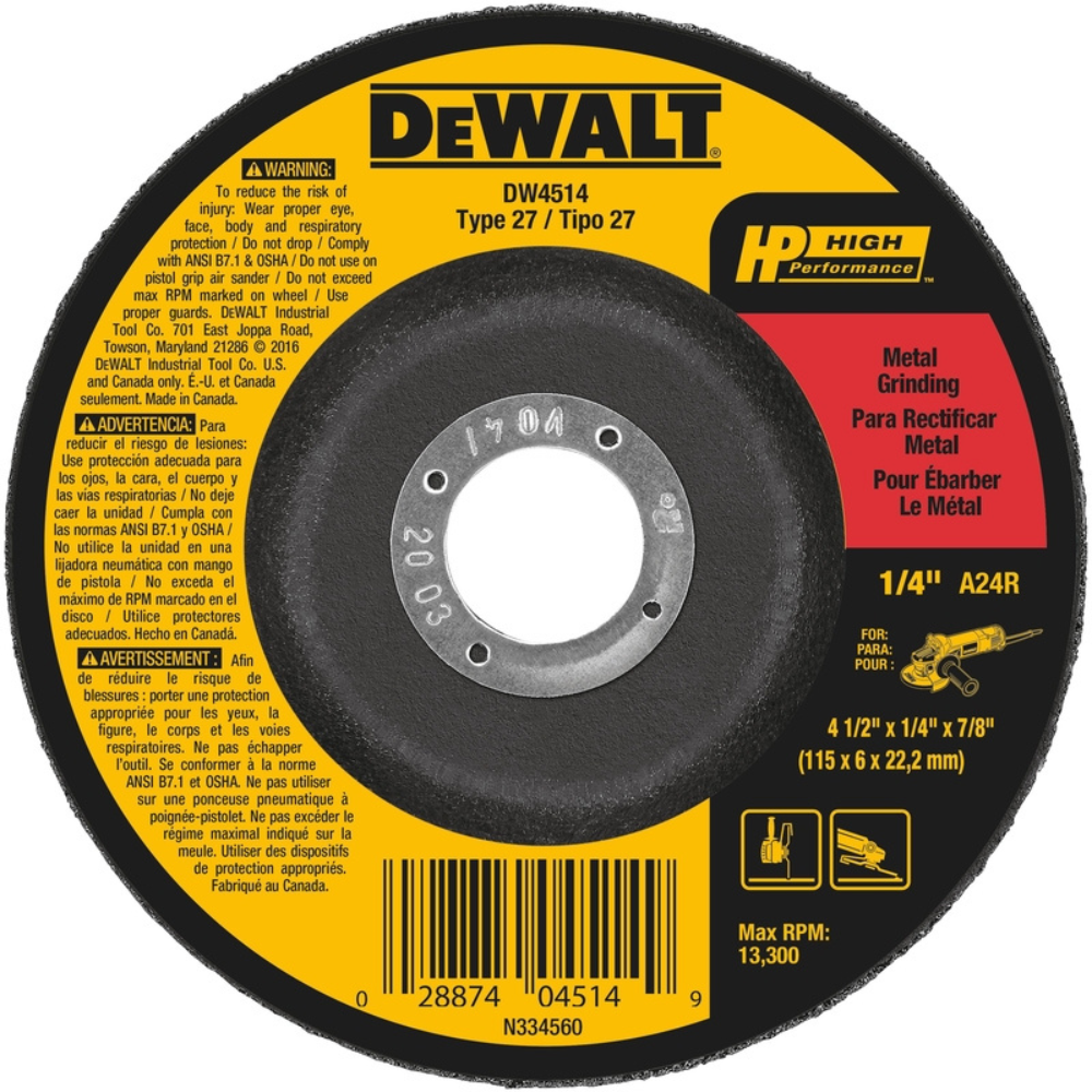 BÁNH MÀI KIM LOẠI HIỆU DEWALT 11CM X 6MM X 2CM