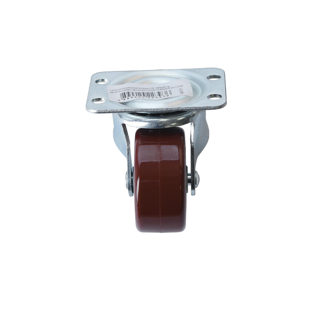 BÁNH XE NHỰA PU ĐẨY XOAY TRÒN 50MM KHUNG THÉP ACE