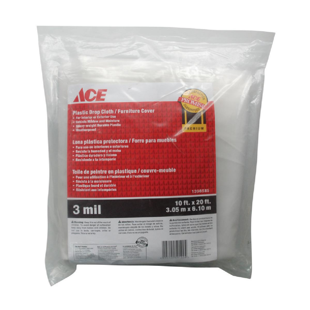 BẠT PHỦ NỘI THẤT ACE BẰNG NHỰA 3M X6.1MX0.08MM ACE