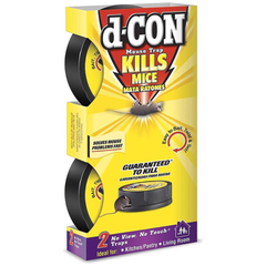 HỘP 2 BẪY CHUỘT TRÒN DẠNG XOAY D-CON BẰNG NHỰA