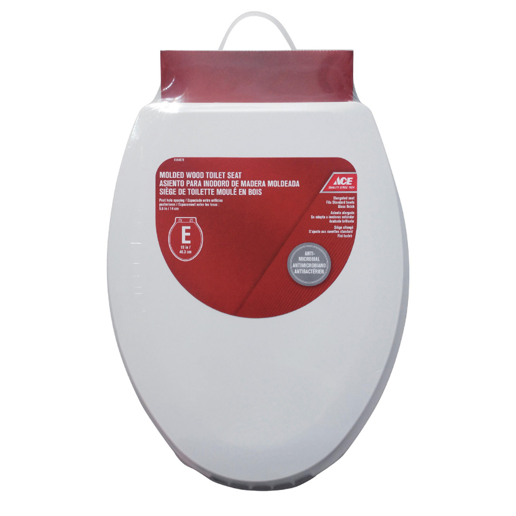 ACE BỆ NGỒI TOILET BẰNG GỖ ÉP OVAN 48.3CM