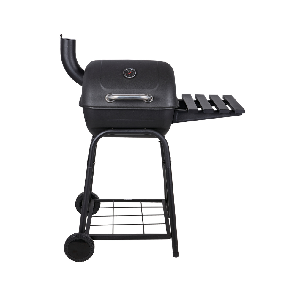 GRILL MARK BẾP NƯỚNG DÙNG THAN & KỆ ĐỂ ĐỒ 55.88CM