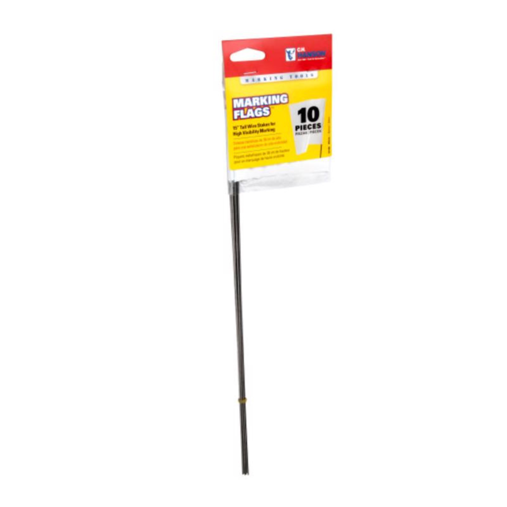 BỘ 10 CỜ ĐÁNH DẤU NHỰA TRẮNG C.H.HANSON CAO 38CM