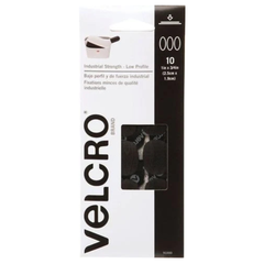 BỘ 10 CUỘN KHOÁ DÁN 2.5 X 1.9CM VELCRO MÀU ĐEN