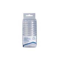 BỘ 12 MÓC RÈM NHÀ TẮM TRONG SUỐT NHỰA HOMEPLUS