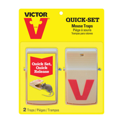 BỘ 2 BẪY CHUỘT MÀU KEM VICTOR