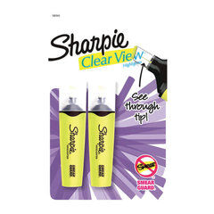 BỘ 2 BÚT DẠ QUANG VÀNG SHARPIE