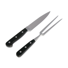 GRILL MARK BỘ 2 DỤNG CỤ DAO VÀ NĨA BẰNG THÉP