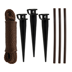 BỘ 3 CỌC NHỰA NEO CÂY BOND 25.4CM