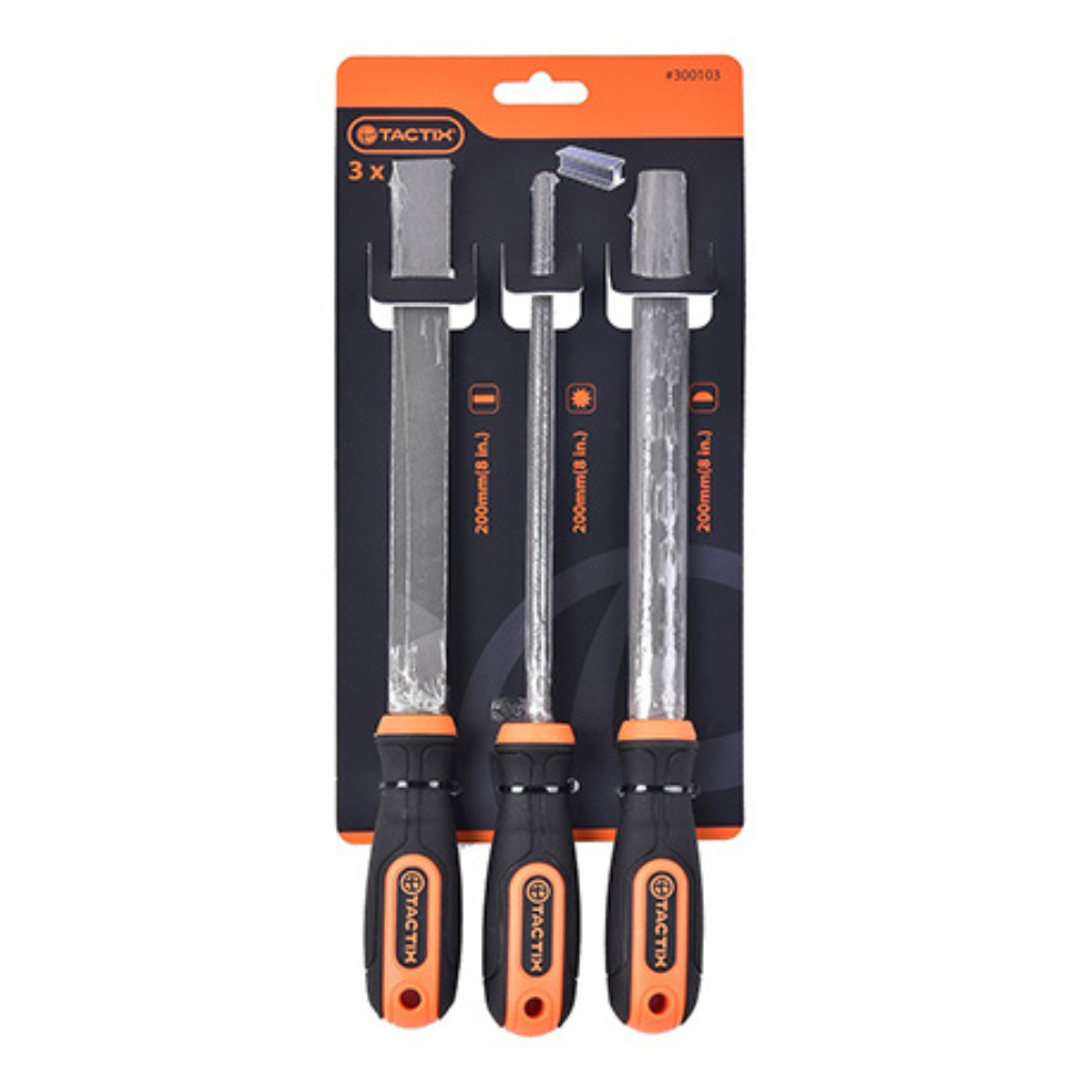 BỘ 3 GIŨA KIM LOẠI CHỐNG TRƯỢT TACTIX 200MM THÉP