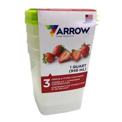 BỘ 3 HỘP TRỮ THỰC PHẨM ARROW 946ML
