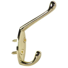 ACE GÓI 2 MÓC TREO ĐỒ BẰNG THÉP MẠ ĐỒNG 5.87CM