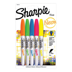 BỘ 5 BÚT MÀU SHARPIE VÀNG XANH LỤC HỒNG CAM