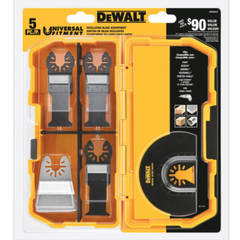 BỘ 5 DỤNG CỤ DAO ĐA DỤNG THÉP GIÓ DEWALT