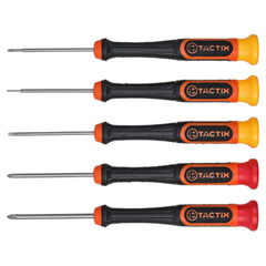 BỘ 5 TUA VÍT ĐẦU TORX TACTIX ĐEN CAM