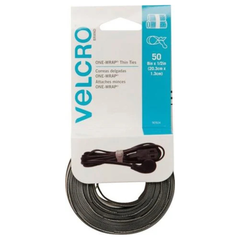 GÓI 50 DÂY DÁN BẰNG NHỰA 20.3CM X 1.3CM VELCRO