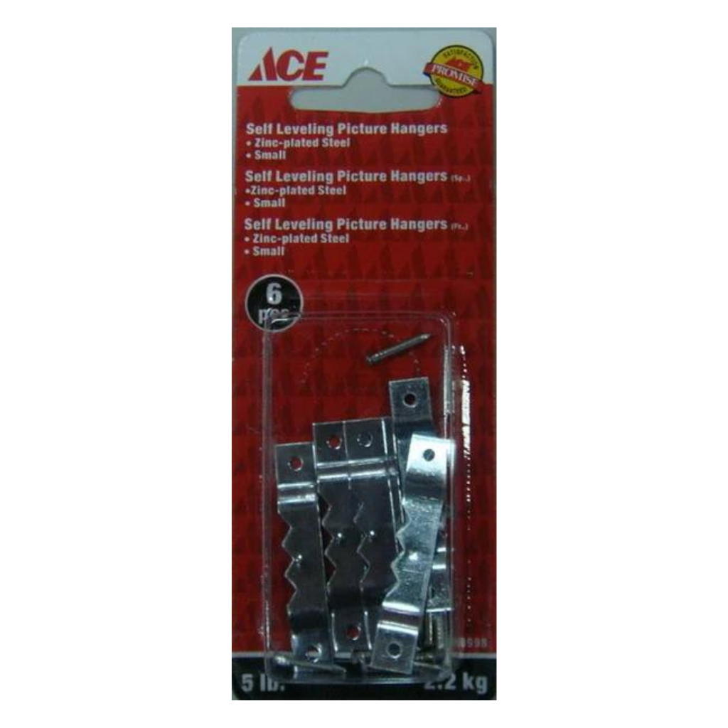 BỘ 6 MÓC TREO TRANH 4.14CM BẰNG THÉP ACE