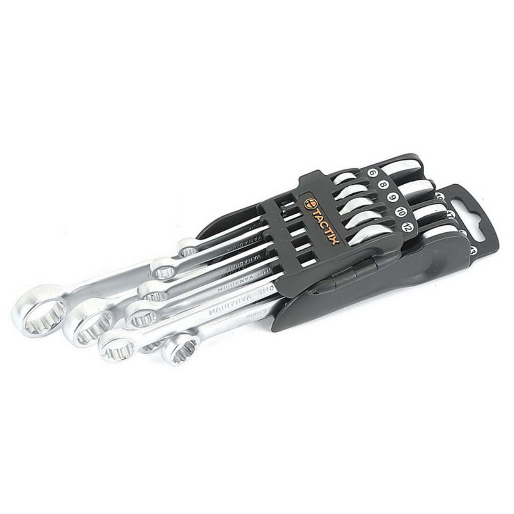 BỘ 9 CỜ LÊ ĐẦU TRÒN TACTIX 6-19MM BẰNG CROM VANADI