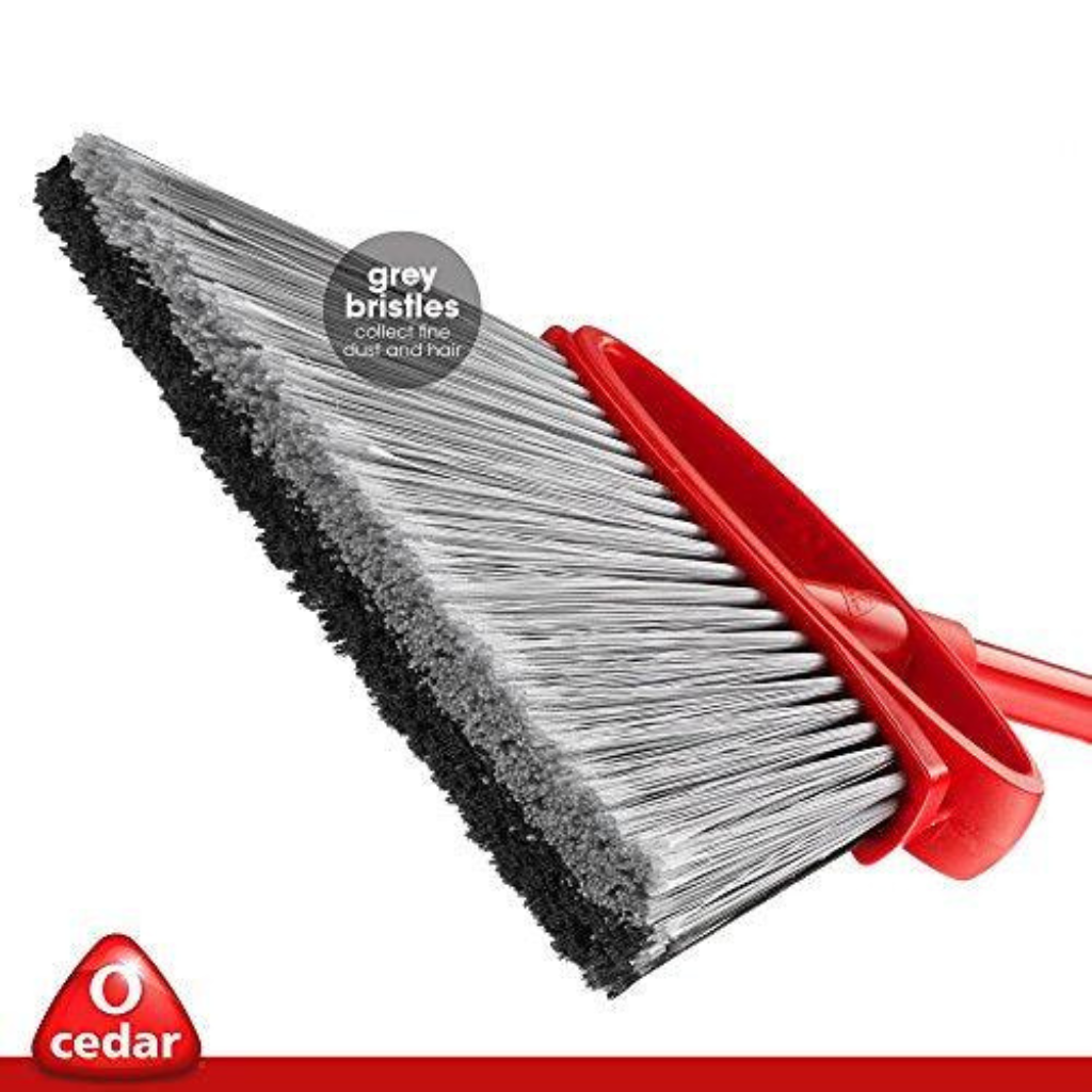 BỘ CHỔI VÀ KI HỐT RÁC NHỰA, CÁN THÉP O-CEDAR 15CM