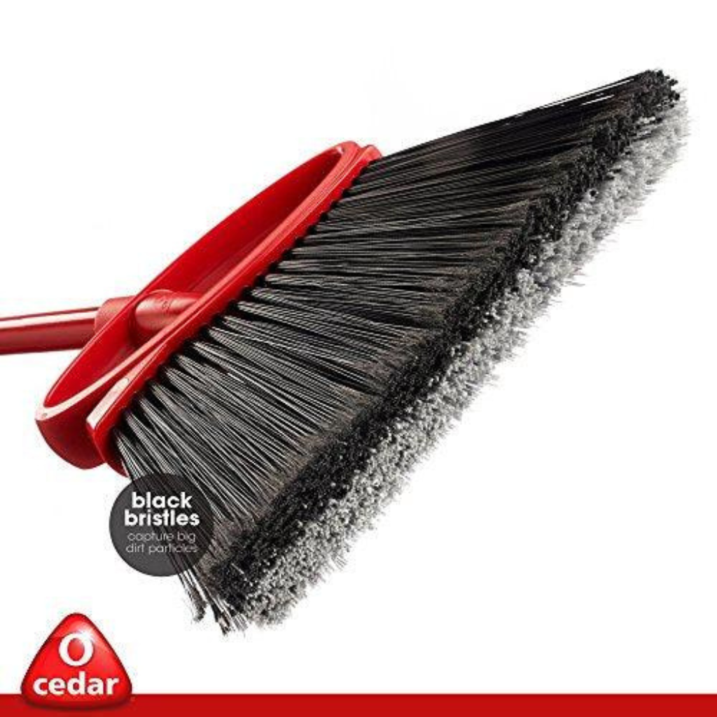 BỘ CHỔI VÀ KI HỐT RÁC NHỰA, CÁN THÉP O-CEDAR 15CM