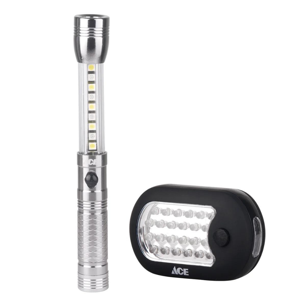 BỘ ĐÈN PIN LED 27 BÓNG 50 LUMEN SỬ DỤNG PIN1AA ACE