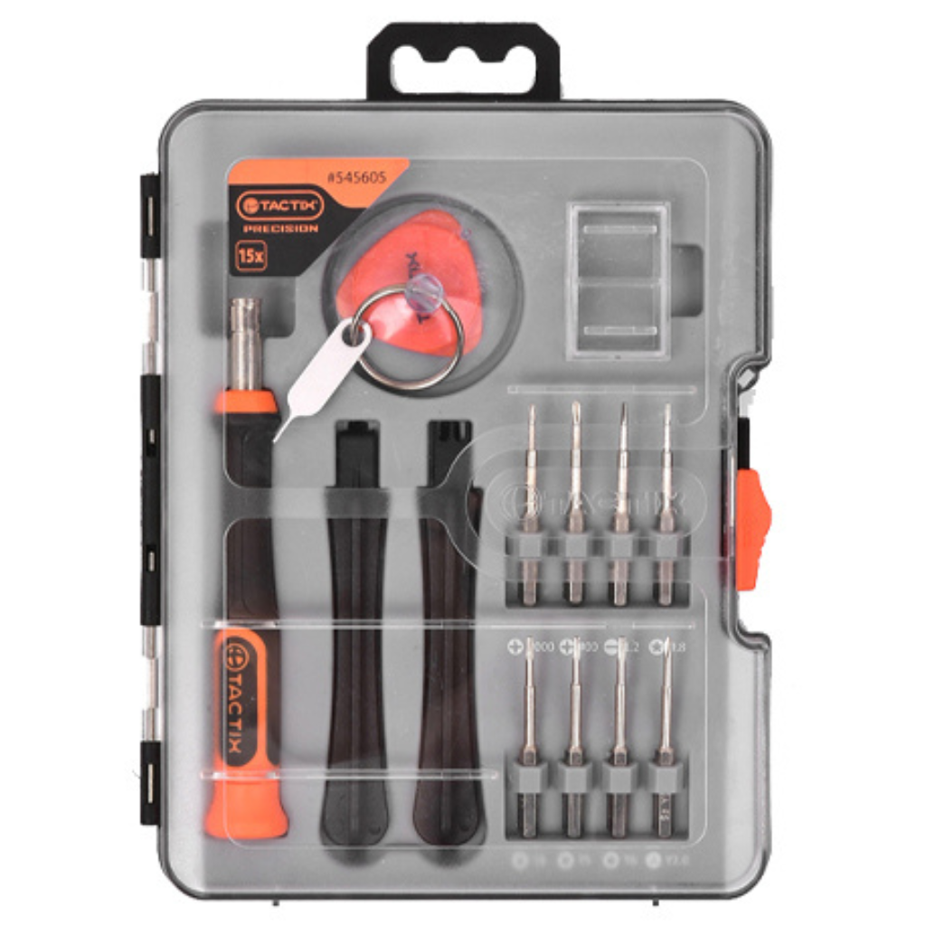 BỘ DỤNG CỤ SỬA ĐIỆN THOẠI TACTIX 545605 15 MÓN