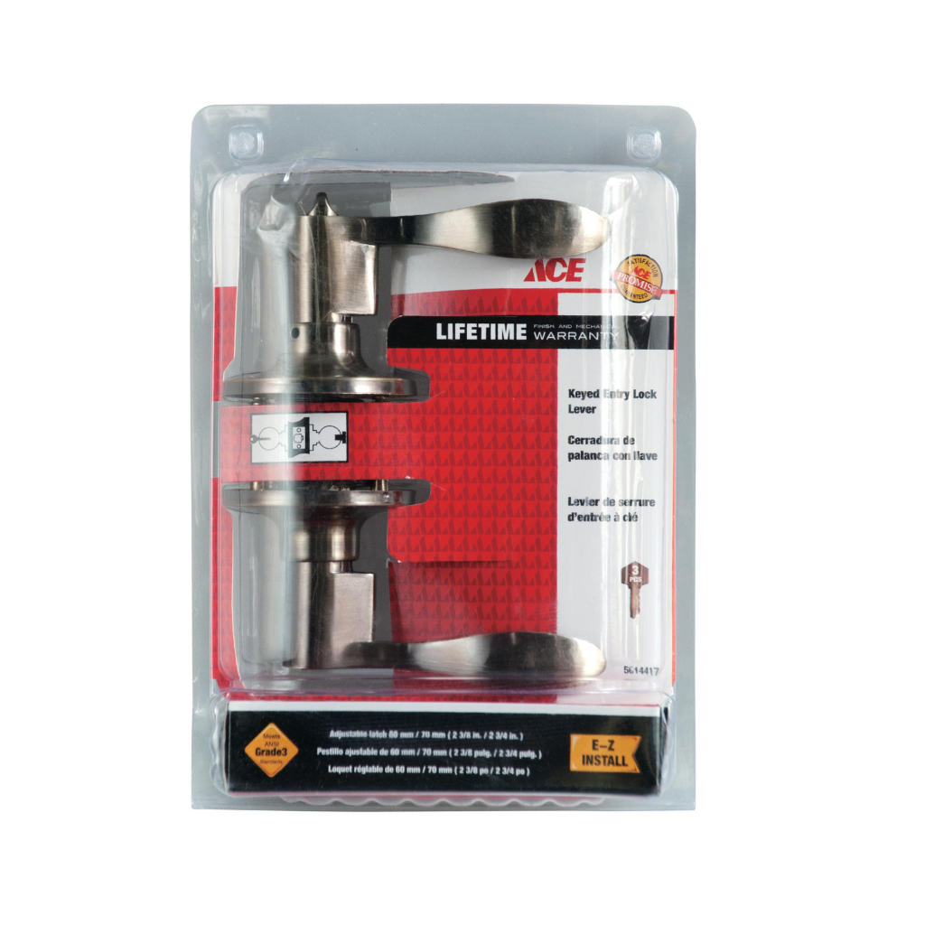 BỘ TAY NẮM CỬA GỢN SÓNG NÚT VẶN ACE ĐỒNG ĐÁNH MỜ