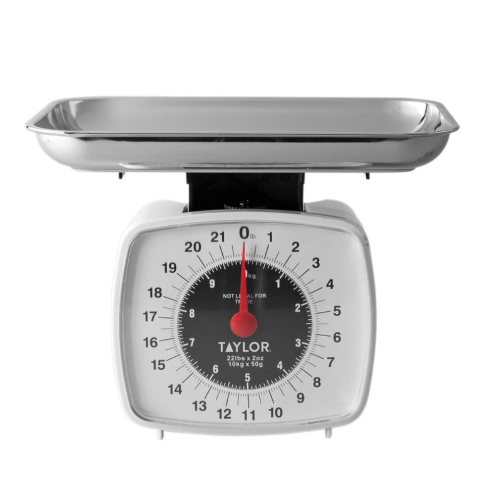 CÂN THỰC PHẨM TAYLOR CÂN ĐƯỢC 9KG MÀU TRẮNG