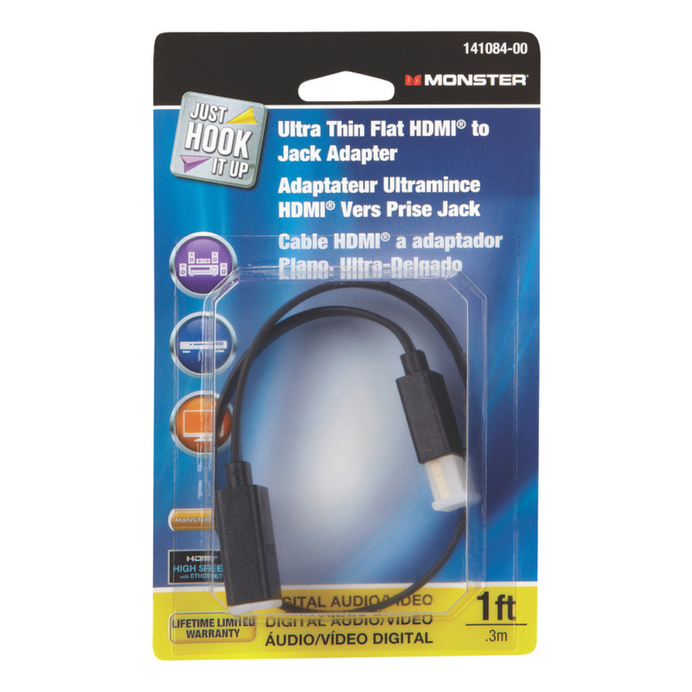 CÁP HDMI 2 ĐẦU M-F MONSTER 0.3M