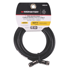 CÁP VIDEO ĐỒNG TRỤC RG6 QUAD MONSTER 1.8M ĐEN