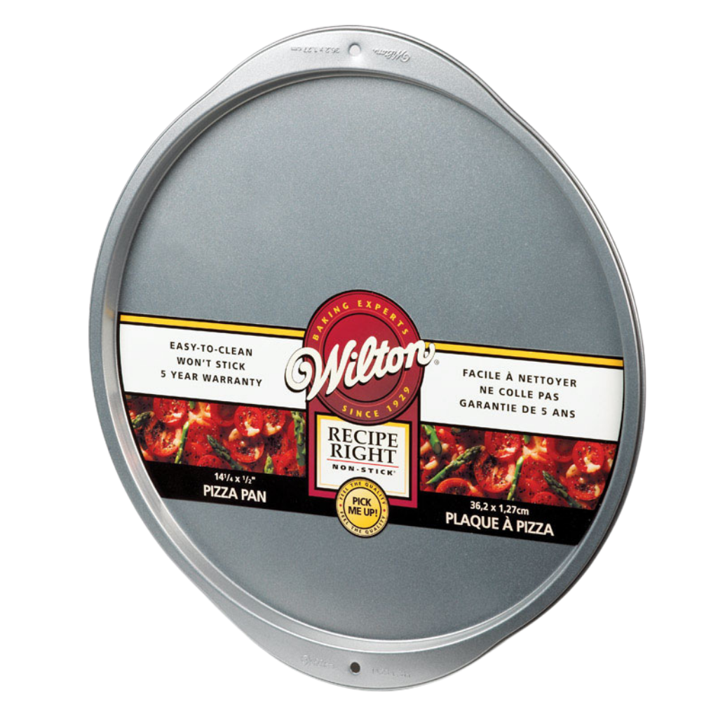 CHẢO PIZZA BẰNG THÉP MÀU BẠC WILTON 36CM