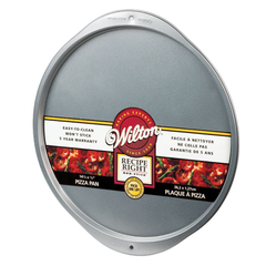 CHẢO PIZZA BẰNG THÉP MÀU BẠC WILTON 36CM