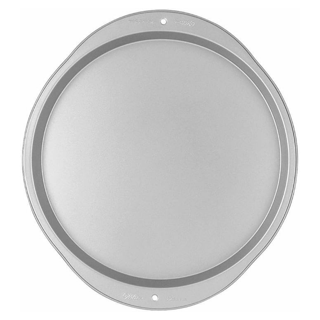 CHẢO PIZZA BẰNG THÉP MÀU BẠC WILTON 36CM