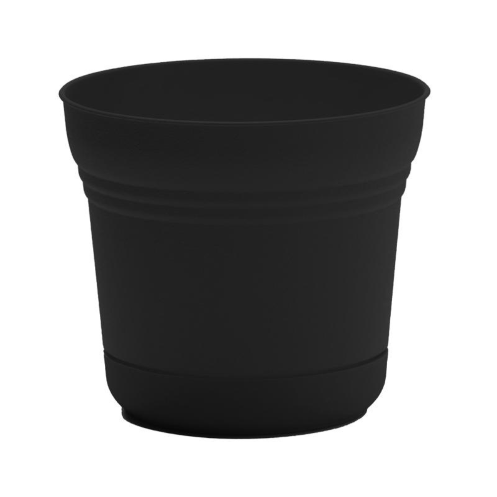 CHẬU CÂY NHỰA RESIN MÀU ĐEN 11.4X12.7CM BLOEM