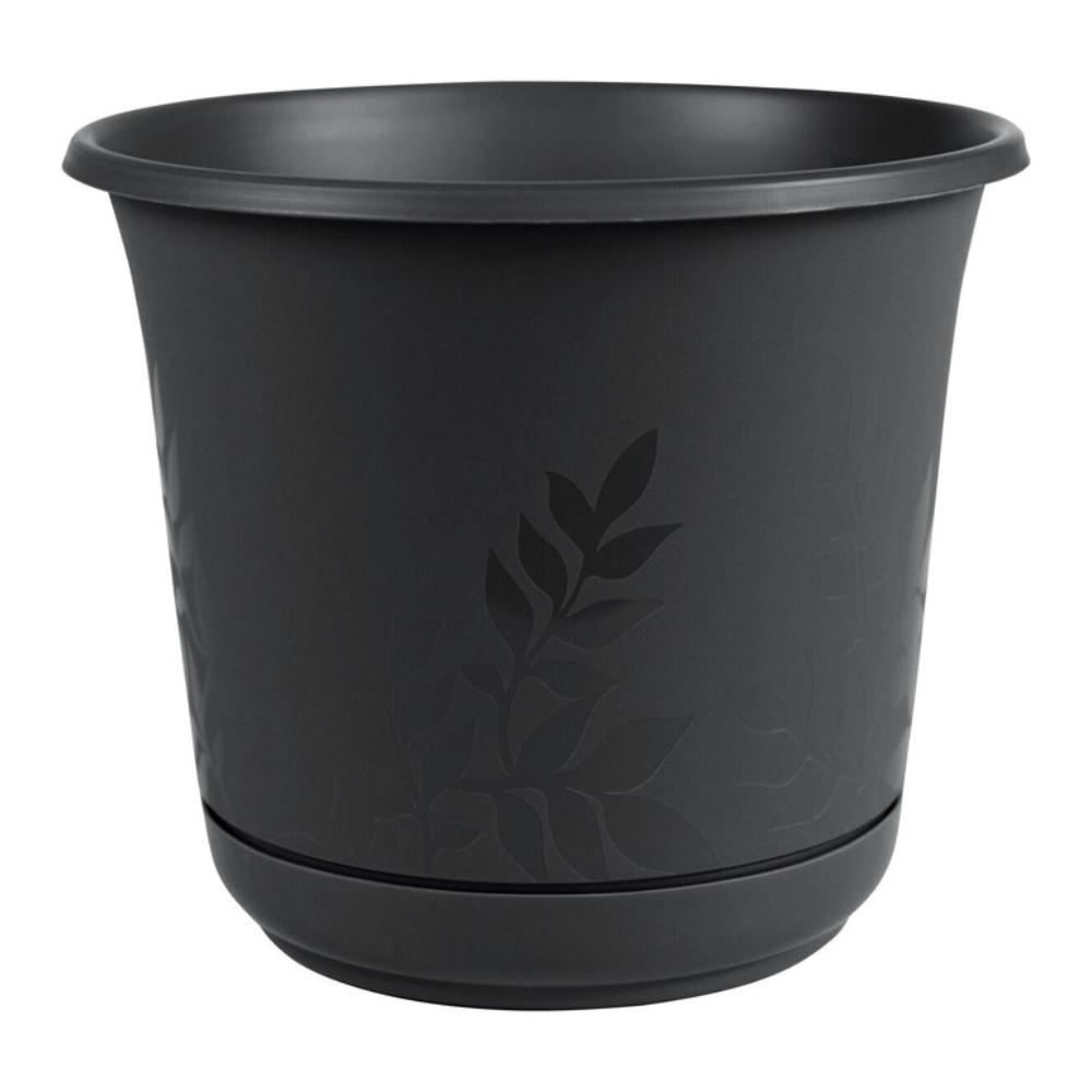 CHẬU HOA NHỰA BLOEM 15CM MÀU ĐEN