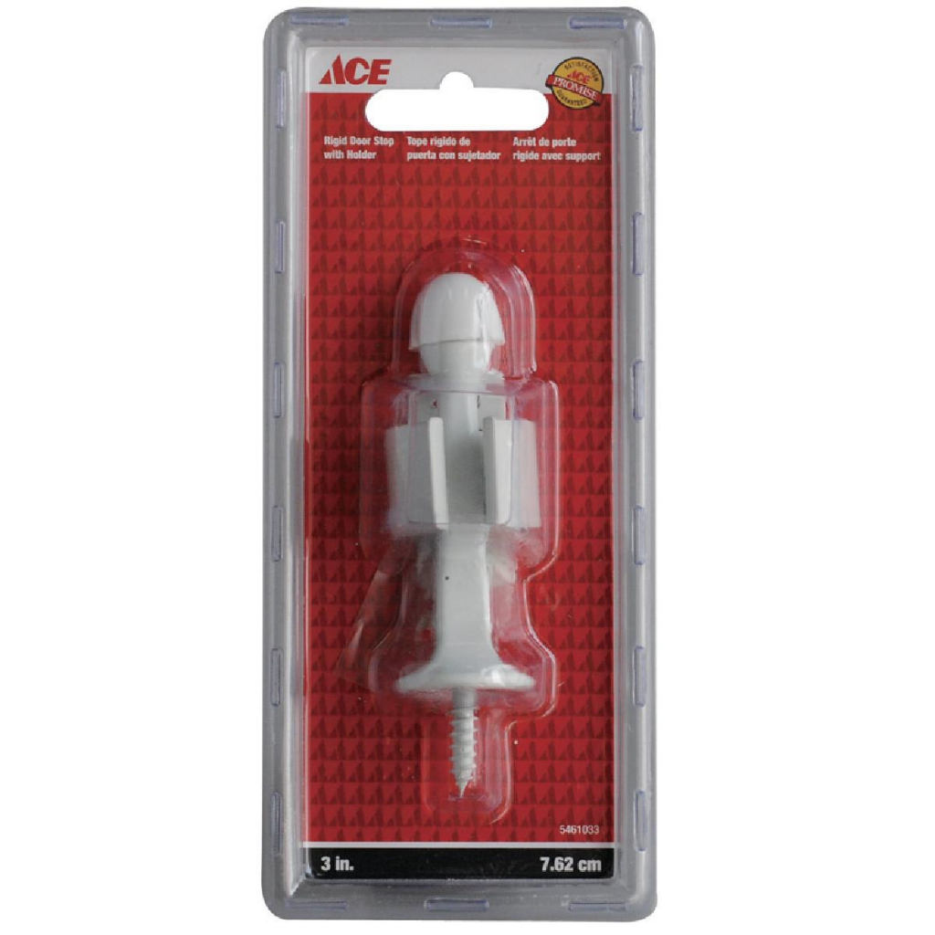 CHỐT CHẶN CỬA LOẠI GẮN TƯỜNG 7.62CM ACE TRẮNG