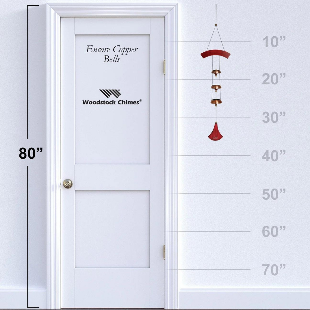 CHUÔNG GIÓ WOODSTOCK ENCORE 91CM BẰNG ĐỒNG